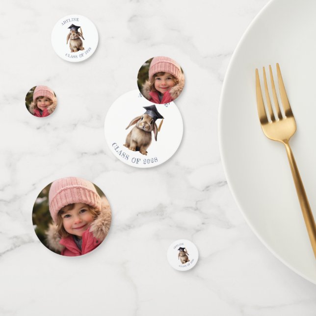 Confettis Jote Bunny Kindergarten Graduation Photo (Groupe)