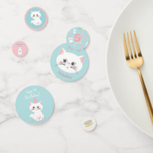 Confettis Jour Purr-fect Chat Anniversaire