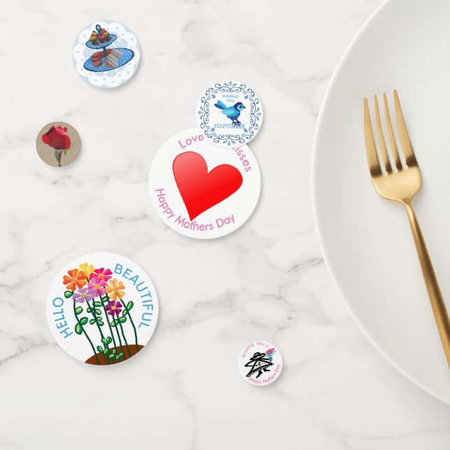 Confettis Joyeuse fête de la Fête des mères (Groupe)