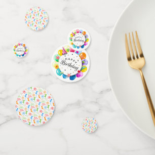 Confettis Joyeux anniversaire