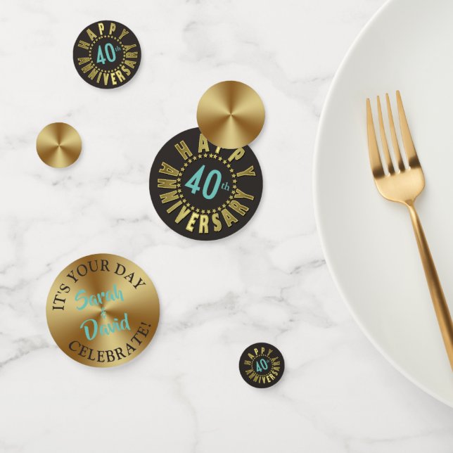 Confettis Joyeux anniversaire Cercle of Stars Gold ID173 (Groupe)