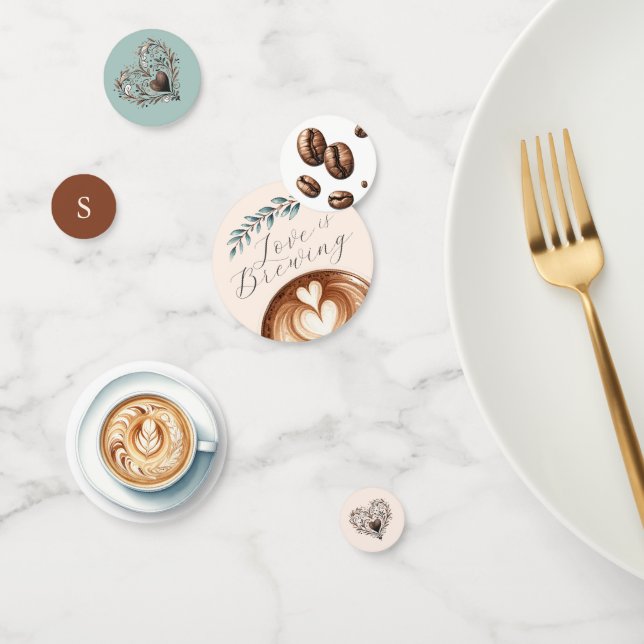 Confettis L'amour est dans l'air : Shower de Mariée (Groupe)