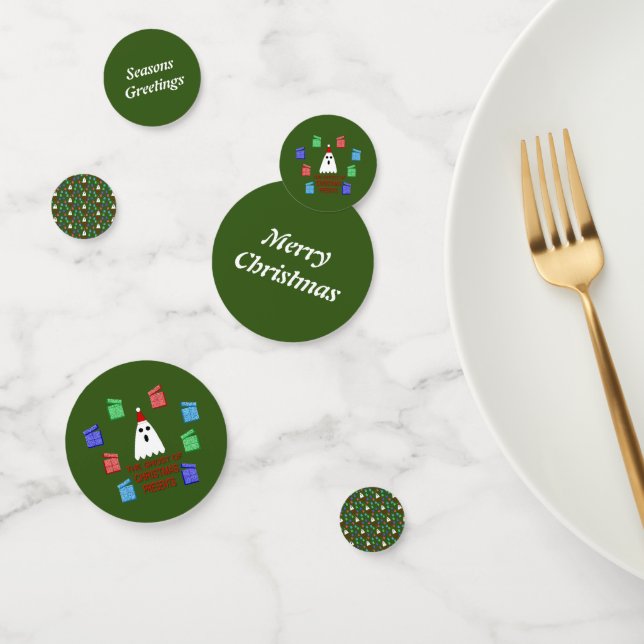 Confettis Le fantôme de Noël présente une drôle de coutume (Groupe)