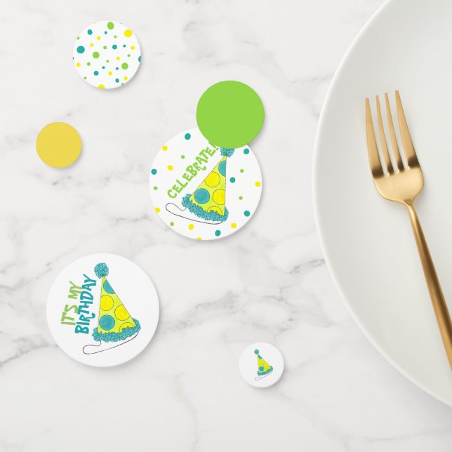 Confettis Les Casquettes de la soirée Polka Dot célèbrent jo (Groupe)