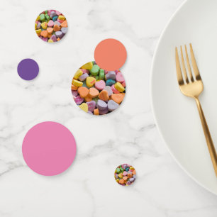 CONFETTIS LES COEURS DE LA BOUGIE DE VALENTINE