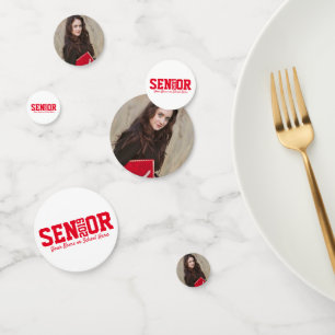 Confettis Lettre du bloc de diplôme supérieur photo