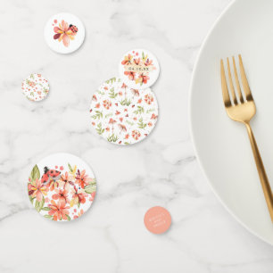 Confettis Little Ladybug Baby shower floral de printemps