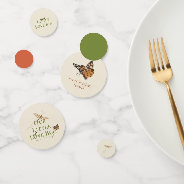 Confettis Little Love Bug Baby shower Genre Neutre (Groupe)