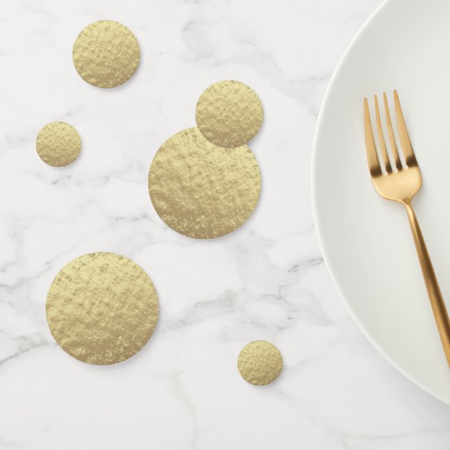 Confettis Look Gold Foil (Groupe)
