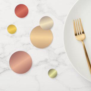 Confettis L'or métallique ajoutent votre propres texte et