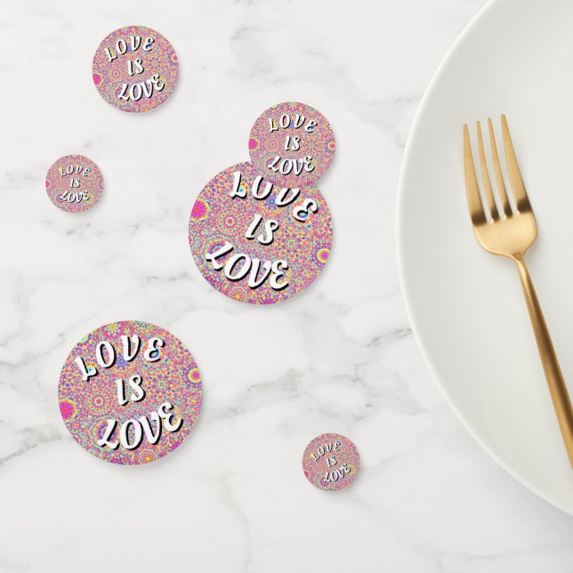 Confettis Love Is Love Fierté  (Groupe)