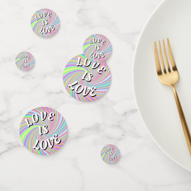 Confettis Love Is Love Fierté  (Groupe)