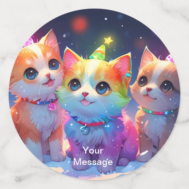 Confettis Lumière de Noël enchantée (Grand verso)