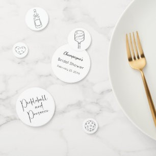Confettis Mariage civilisé Pickleball & Prosecco Enterrement