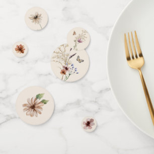 Confettis Mariage floral