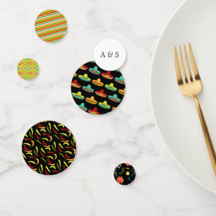 Confettis Mariage floral mexicain Fiesta Con