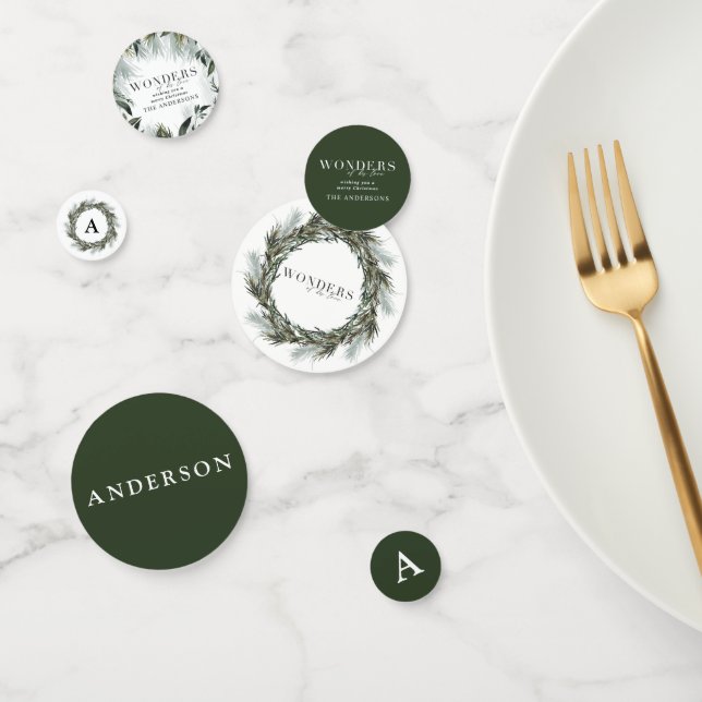 Confettis Merveilles de son amour aquarelle vacances feuilla (Groupe)