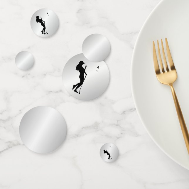 Confettis Mesdames Golfer (Groupe)