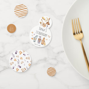 Confettis Mignons Faisons Du Bruit Animaux Africains Anniver