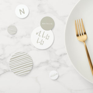 Confettis Mon bébé baby shower jumeau