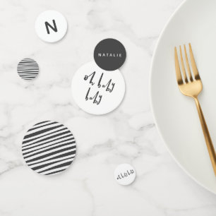 Confettis Mon bébé baby shower jumeau