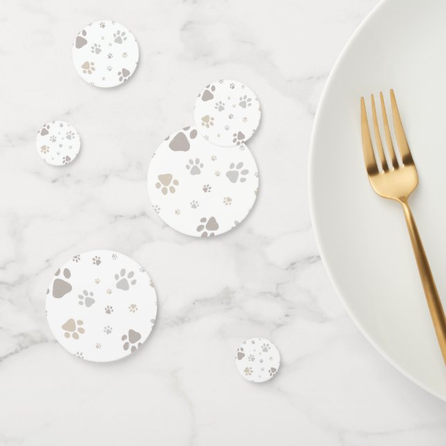 Confettis Mon Toutou French Dog Birthday Party Napkins (Groupe)