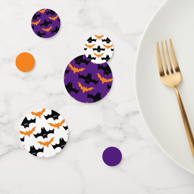 Confettis Motif Bat Halloween (Groupe)
