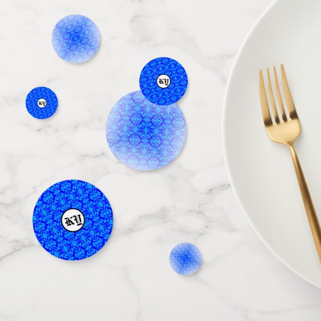 Confettis Motif de papillon bleu par Kenneth Yoncich (Groupe)