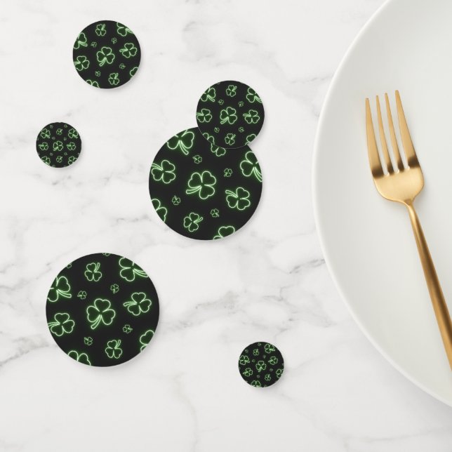 Confettis Neon Shamrocks (Groupe)