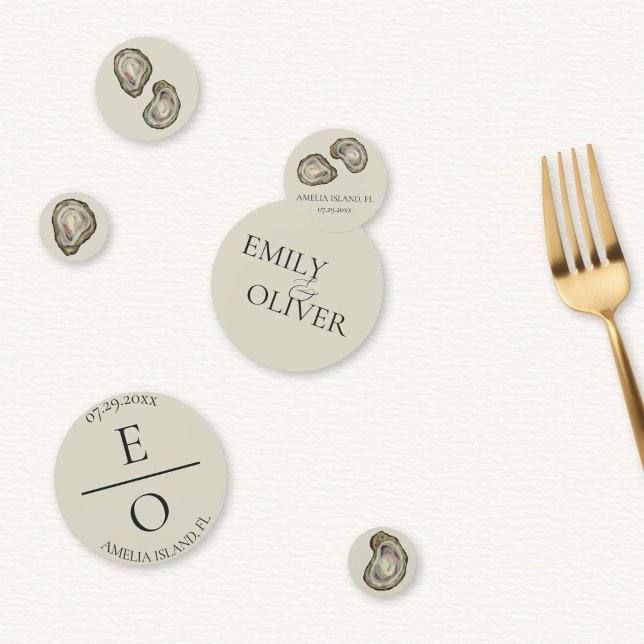 Confettis Noces Coquilles d'Huîtres (Créateur téléchargé)