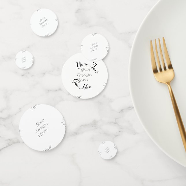 Confettis Nouveaux articles personnalisables (Groupe)