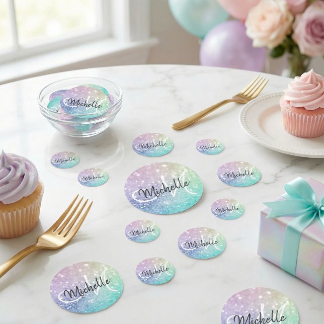 Confettis Paillettes Bokeh Élégant Glamour (Créateur téléchargé)