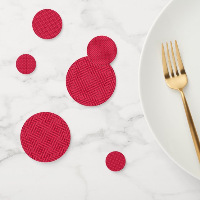 Confettis Panneau rouge noir (Groupe)