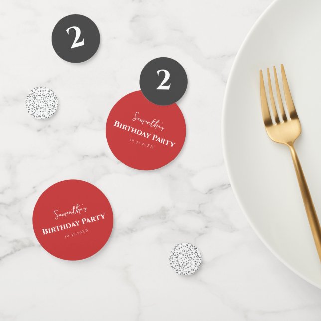 Confettis Parti Anniversaire de enfant des Spots de Dalmatie (Groupe)