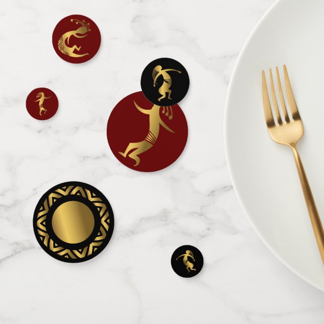 Confettis Parti Sud-Ouest Gold Kokopelli (Groupe)