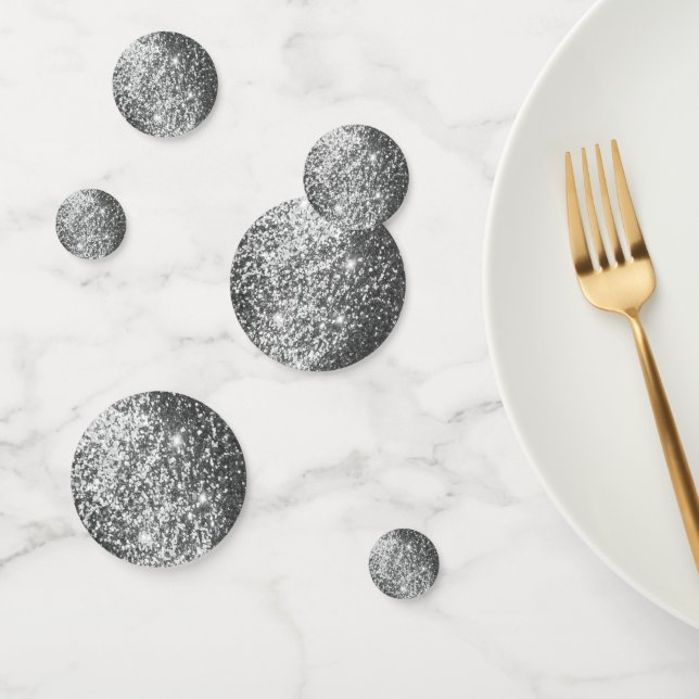 Confettis Parties scintillant argentée (Groupe)