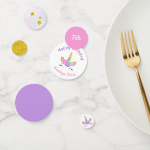 Confettis Parties scintillant magique Unicorn étoiles Annive