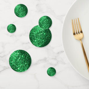 Confettis Parties scintillant verte