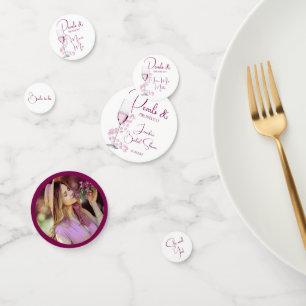 Confettis Perles et Prosecco Élégante Mariage Moderne
