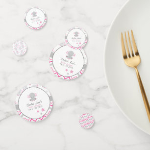 Confettis Peu d'arachide sur le rose de manière