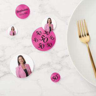 Confettis Photo du 50e anniversaire