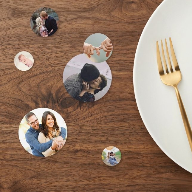 Confettis Photo personnalisée | Fête de la fête (Créateur téléchargé)