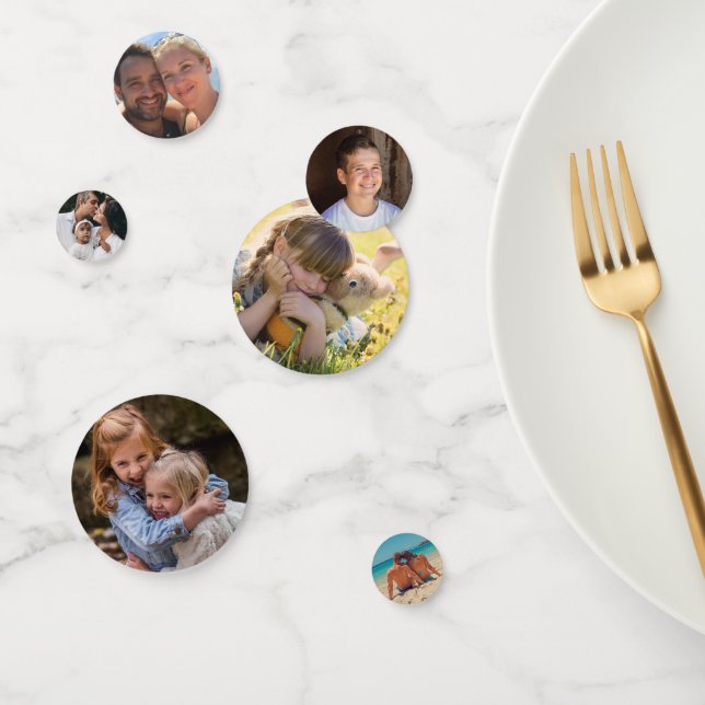 Confettis Photos personnalisées uniques (Groupe)