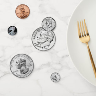 Confettis Pièces américaines