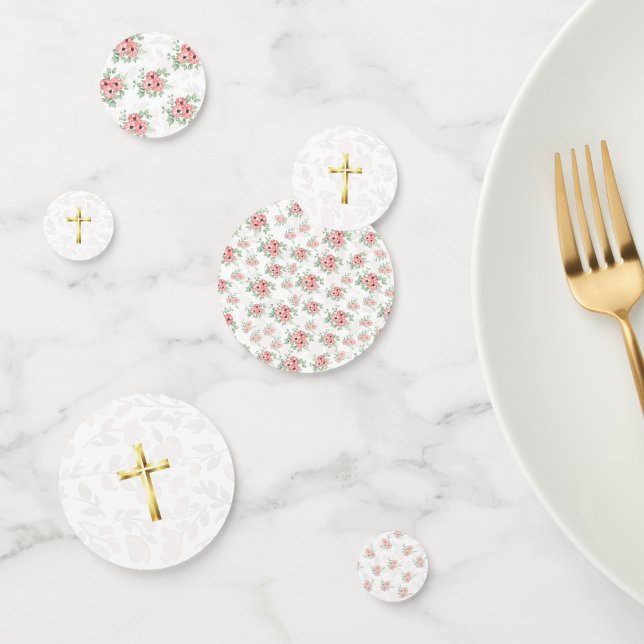 Confettis Pink & Sage Green Floral Watercolor Party (Créateur téléchargé)