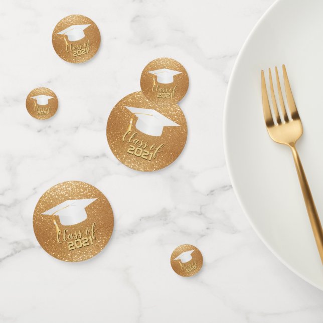 Confettis Plafond de diplôme - Classe de 20XX - Parties scin (Groupe)