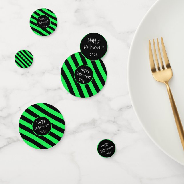 Confettis Plaques de papier Halloween Lines (Groupe)