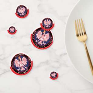 Confettis Polonia Round Polonais Texan