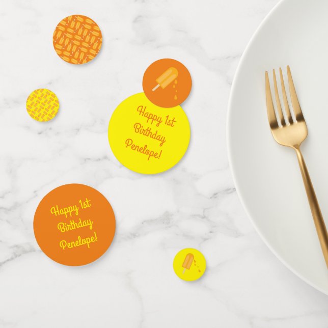 Confettis Popsicle mignonne Été 1er Anniversaire Thème de fê (Groupe)