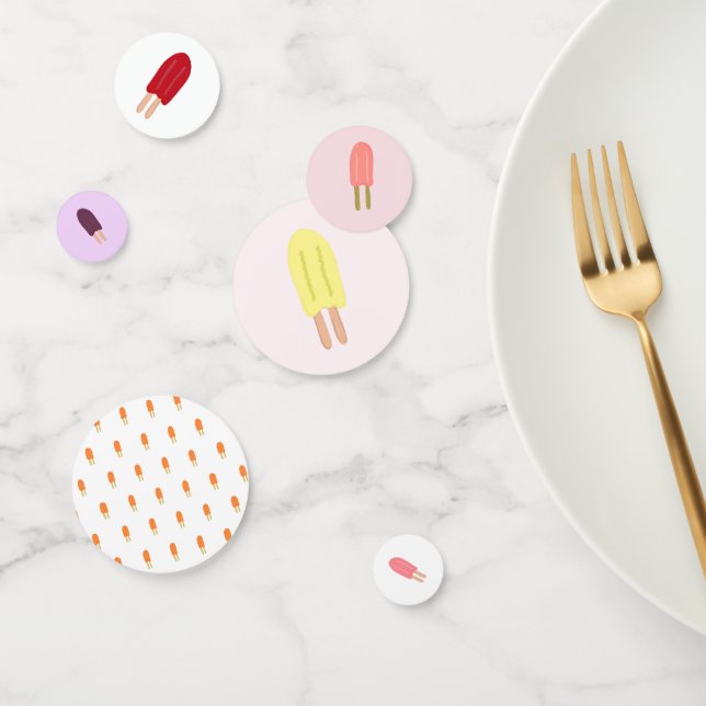 Confettis Popsicles Fruités (Groupe)